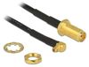 DeLOCK 88936 coax-kabel RG-174 0,32 m RP-SMA MMCX Zwart