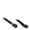Inter-Tech 0.75m SFF 8643/SFF 8087 0,75 m Zwart, Blauw