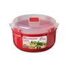 sistema Mikrowellenbehälter Rund mit Ventil 915 ml rot