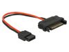 DeLOCK 84873 interne stroomkabel 0,1 m