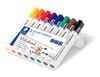 Staedtler Lumocolor 351 WP8 permanente marker Kogelpunt Zwart, Blauw, Bruin, Groen, Oranje, Rood, Violet, Geel 8 stuk(s)