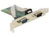 DELOCK PCI Expr Card 2x D-Sub9