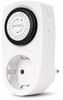 Entac EMT24-1E netstekker adapter Wit, Zwart