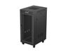 Lanberg FF01-6824-23BL rack 24U Vrijstaande rek Zwart