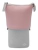 Wedo 242 73009 Zachte etui Stof/Weefsel, Kunstleer, Polyester Grijs, Roze