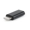 Gembird A-USB-CF8PM-01 tussenstuk voor kabels USB type-C 8-pin Zwart