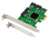 Dawicontrol PCI Card PCI-e DC-614e RAID 4Kanal SATA6G Retail RAID controller PCI Express 2.0 6 Gbit/s