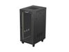 Lanberg FF01-6824-12BL rack 24U Vrijstaande rek Zwart