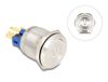 DeLOCK 22051 drukknoppaneel Zilver