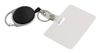 WEDO Gürtelclip 2in1 mit ausziehbarer Schnur schwarz