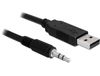 DELOCK USB Kabel A -> 3,5mm 3Pin 1.80m (5 V) TTL