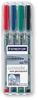 Staedtler 315 WP4 markeerstift 1 stuk(s) Zwart, Blauw, Groen, Rood