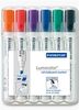 Staedtler 351 B WP6 markeerstift 6 stuk(s) Zwart, Blauw, Groen, Oranje, Rood, Violet