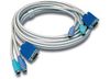Trendnet TK-C15 toetsenbord-video-muis (kvm) kabel Grijs 4,5 m