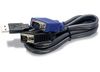 Trendnet 1.8m USB/VGA toetsenbord-video-muis (kvm) kabel Zwart 1,8 m