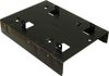 Inter-Tech 88885232 drive bay panel 2x 2,5" Bezelplaat Zwart