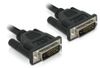 DeLOCK DVI 24+1 Cable 0.5m male/male DVI kabel 0,5 m DVI-D Zwart