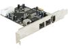DELOCK PCI Expr Card 2x FireWire800 + 1x FW400 ext