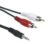 Schwaiger Adapterkabel Stereo 3,5mm Ste -> 2x Cinch Ste 3m