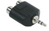 Schwaiger Adapter Stereo 3,5mm Klinke -> 2xCinch Buchse Scw.