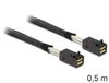 DeLOCK 0.5m, Mini SAS HD x 4 SFF 8643 0,5 m Zwart