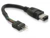 DeLOCK FireWire Cable 0,016 m Zwart