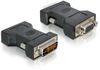 DeLOCK VGA 15pin F > DVI 24+5 M DVI-I 15pin VGA Zwart