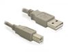 DELOCK USB Kabel A -> B St/St 1.80m grau