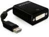 DELOCK Displayport Adapter DP -> DVI(24+5) St/Bu schwarz