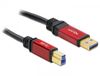 DeLOCK 3.0m USB 3.0 A-B USB-kabel USB 3.2 Gen 1 (3.1 Gen 1) 3 m USB A USB B