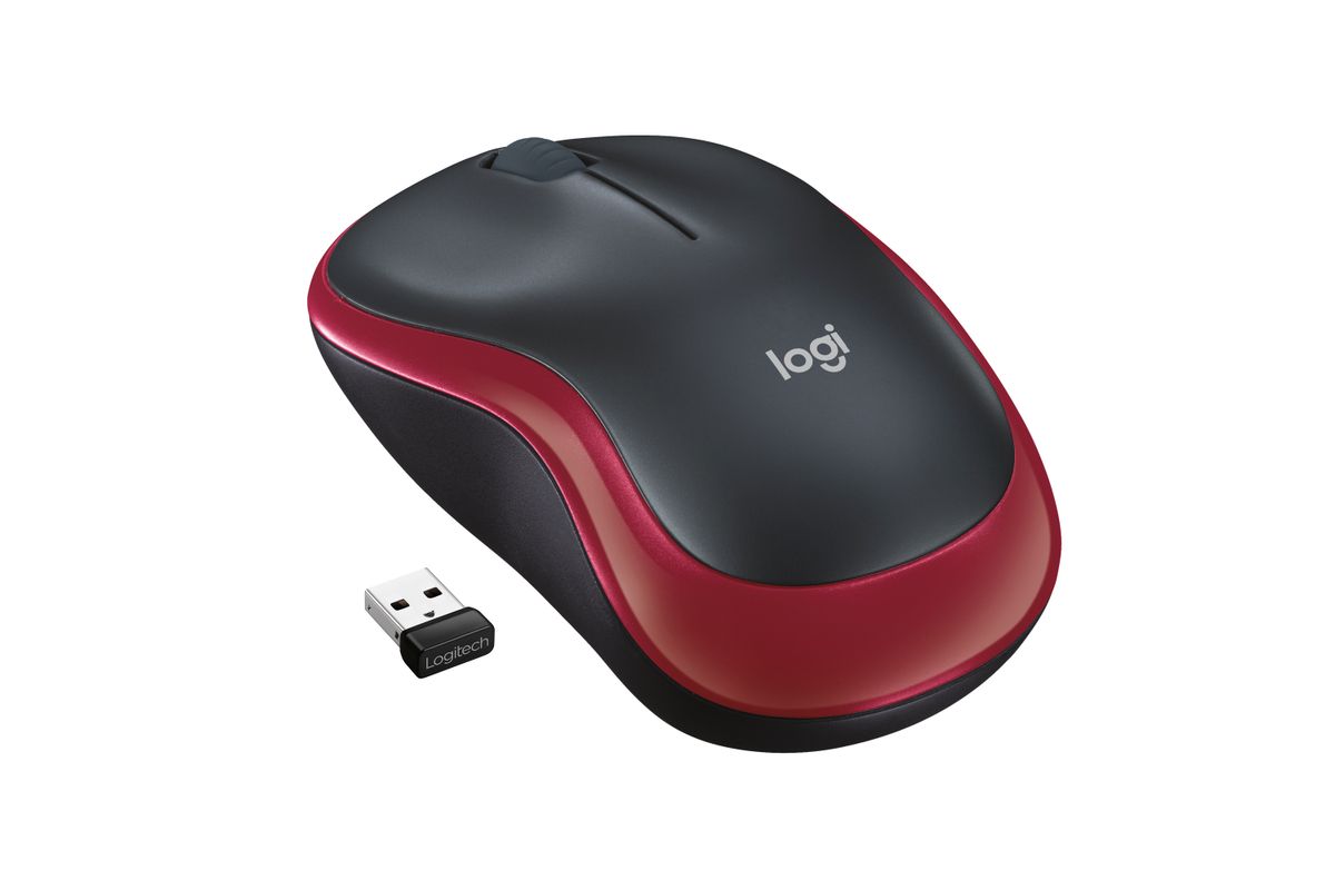 Logitech Wireless Mouse M185 red - api GmbH - Onlineshop