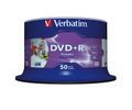 DVD+R Verbatim 4,7GB 50pcs Pack 16x Spindel azo wide prin retail