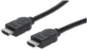 MANHATTAN HDMI-Kabel High Speed A -> A St/St  5.00m geschirm