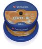 DVD-R  Verbatim 4,7GB 50pcs Spin.SR sil.  16x