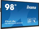 IIYAMA 247.7cm(98") TE9812MIS-B3AG 16:9 M-Touch 3xHDMI+USB-C retail (Speditionsversand)
