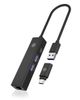 Adapter IcyBox USB3.2 Gen1 Hub & Gigabit LAN 4-in-1 retail