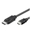 Techly DisplayPort 1.1 auf HDMI Kabel schwarz 1m