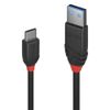 LINDY USB 3.1 Kabel Typ A/C 3A Black Line M/M 1m