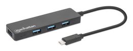 MANHATTAN 4-Port USB 3.2 Gen 1 Hub C-Stecker auf 4x A-Buchse