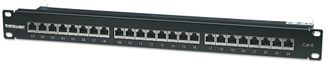 INTELLINET Patchpanel 1HE 24-Port Cat6  FTP sw