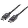 MANHATTAN DisplayPort Kabel St/St  2.0m geschirmt   schwarz