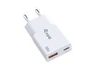 Equip Ladegerät 2Port USB-C PD3.0/USB-A GaN Slim 30W  ÜSS ws