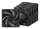ARCTIC Freezer P12 Pro PST - 5 Pack Computer behuizing Ventilator 12 cm Zwart 5 stuk(s)