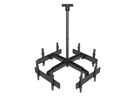Equip Deckenhalterung 32"-65"/4TFT  30Kg 2Gelenke    schwarz lite Retail (Speditionsversand)