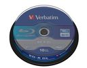 Bluray Verbatim 50GB 10pcs Spindel 6x White Blue