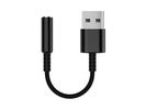 Equip Adapter USB-A->  4-Pin 3.5mm St/Bu DAC   0.15m   beige