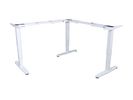 Equip Schreibtischgestell Triple Motor elek. 150Kg L-Form ws lite Retail