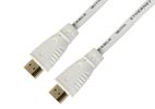 Techly HDMI High Speed Kabel mit Ethernet, M/M, 0.5m, weiß