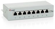 Equip Patchpanel  8xRJ45 Cat5e Desktop        100MHz RAL7035
