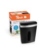 Peach Aktenvernichter Auto Mikro Cut  PS600-10 20L schwarz